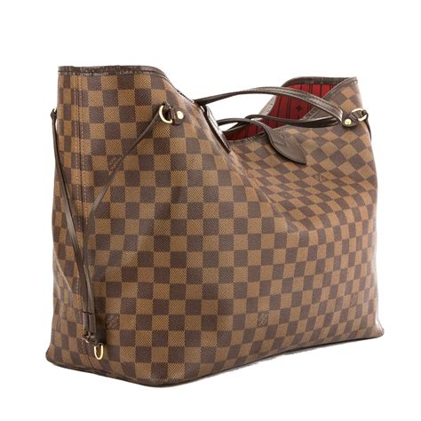 louis vuitton bags damier ebene canvas|Louis Vuitton neverfull price.